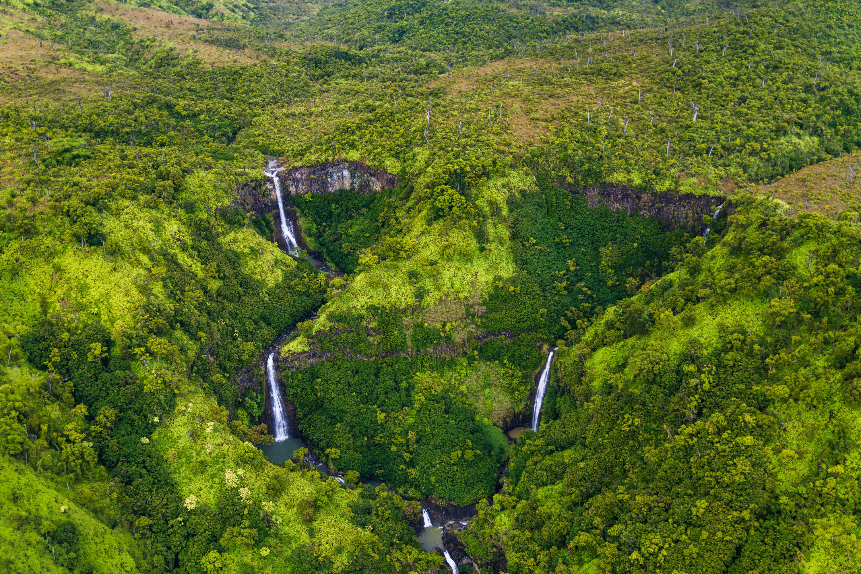Kauai helicopter tour waterfalls